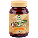 Organic Wellness Ow' Heal Liv-Fit Capsules - Herbal Extract, Health Supplement, Normalises Liver Functions 90 pcs Bottle