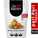 JST Popcorn Gourmet Popcorn - Peri Peri, Ready To Eat, Gluten Free, Healthy Snack 30 g Pouch