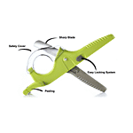 Crystal Next Knife Cum Peeler - With Soft Grip Handle, Sharp Blade, Light Weight & Durable 1 pc