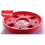Crystal Flat Cylinder Trolley - Virgin Material, Strong & Durable, Rust Proof 1 pc