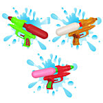 DealBindaas Holi Color/Gulal Pichkari Water Gun Toy - Assorted Colour 150 ml