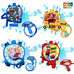 DealBindaas Holi Pichkari Gun Toy With Back Pack Water Tank - Assorted, Mini 500 ml