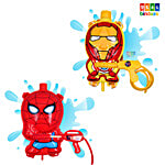 DealBindaas Water Gun - With Backpack Tank, Disney Characters, Assorted Colour 1.5 L