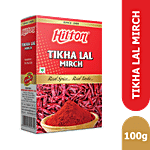 Hilton Tikha Lal Chilli Powder - Spicy, High Quality, Imparts Vibrant Colour & Flavour 100 g
