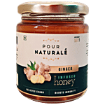 Pour Naturale Ginger Infused Honey - Boosts Immunity 250 g Bottle