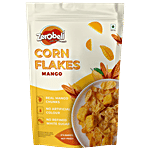 Zerobeli Corn Flakes - With Real Mango Puree, Fibre-Rich Breakfast 260 g