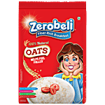 Zerobeli Oats - Natural Wholegrain, High In Fibre & Protein, Helps Feel Fuller 1 kg 