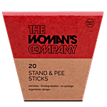 The Woman's Company Stand & Pee Sticks - Portable, Biodegradable, No Spillage, Ergonomic Design 20 pcs
