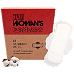 The Woman's Company Teen Pads - Ultra Soft Organic Cotton, Biodegradable 12 pcs