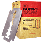 The Woman's Company Razor Blades - Stainless Steel Head, Bacteria & Rust Resistant, Smoothest Shaving Experience 30 pcs