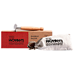 The Woman's Company Bamboo Razor - Stainless Steel Head, Close & Smooth Hair Removal, Bacteria & Rust Resistant 1 pc