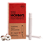 The Woman's Company Tampons With Applicator - Regular, Made With Ultra Soft Cotton 16 pcs