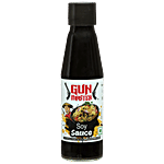 Gun Master Soy Sauce - Imparts Taste, Colour & Flavour, For Asian Cooking, Noodles, Stir Fry 200 g PET Bottle