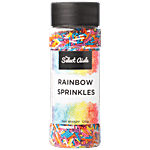The Select Aisle Rainbow Sprinkles - Premium, Rich, For Cake & Ice Cream Decorations 125 g Jar