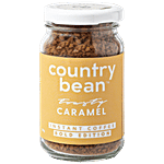 Country Bean Tasty Caramel Bold Instant Coffee - Arabica, Rich, Strong & Smooth 50 g Bottle