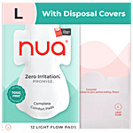 Nua Complete Comfort Light Flow Sanitary Pads - L 12 pcs