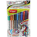 Flair Glitter Gel Pens 10 pcs