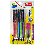 Flair Mechanical Pencil 0.7 With Extra Strong Lead Tubes - For Smooth Writing 7 pcs