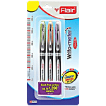 Flair Writo-Meter Gel Pen - Blue Ink 3 pcs