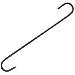 Leafy Tales Heavy Duty S Shaped Hanging Hook - For Pot Extension, 25 cm, Large 1 pc