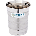 Coconut Stainless Steel A10 Water Glass - Premium, Strong, Durable, Dishwasher Safe 200 g (Set of 2)
