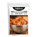 Fabbox High Protein Masala Soya Chips - Healthy Snack, Gluten-Free, Vegan 210 g