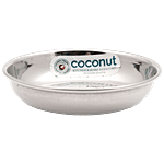 Coconut Stainless Steel H1 Halwa Plate - Strong, Durable, Rustproof, Dishwasher Safe, 5.5 2 pcs