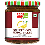 Add me Sweet Moon Lemon Pickle - Without Oil, Handcrafted Original Recipe 200 g Bottle