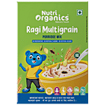 Nutri Organics Ragi Multigrain Porridge Mix - Instant Healthy Wholesome Food, For Kids & All Ages 200 g