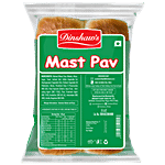 Dinshaws Mast Pav - Made With Refined Wheat Flour, Fresh, Soft, No Preservatives 120 g