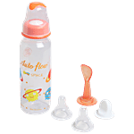 Auto flow Space Feeding Bottle With Liquid Silicone Nipples - BPA Free 125 ml