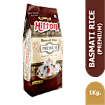 Hilton Basmati Rice - Premium, Long Grain, Sweet Taste 1 kg Pouch