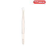 Titania Tweezer - Slanted/Square Tip, Durable, Rustproof, DP100127 1 pc 