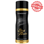 Ramsons Black Thunder Deodorant Spary - For A Long Lasting Impression, Feel Fresh 200 ml 
