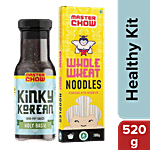 MasterChow Kinky Korean Holy Basil Stir Fry Sauce & Whole Wheat Noodle Healthy Kit - Wholesome 2 pcs