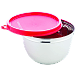 Signoraware Stainless Steel Mixing Bowl - High Quality, Red 1.35 L 