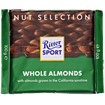 Ritter Sport Nut Selection - Whole Almonds Bar, Rich Flavour, Superior Taste 100 g