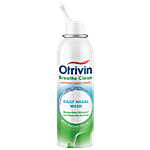 Otrivin Breathe Clean Daily Nasal Wash - With Natural Glycerin, Removes Pollutions From Nose 100 ml