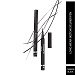 Chambor Extreme Eyes Long Wear Sketch Eyeliner Pen - Smudeproof & Waterproof, Long Lasting 1.1 ml Carbon Black