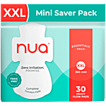 Nua Complete Comfort Sanitary Pads |Essentials Pack| Heavy Flow XL+ 30 pcs