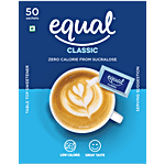 Equal Classic Zero Calorie Sweetener - Sugar Free, Calorie Control, Diabetic Friendly 37.50 g (50 Sachet x 0.75 g each)