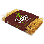 Safix Coir Scrub Pad - Large, 100% Natural Coconut Fibre, Easy To Use, Cleans Utensils Effectively 1 pc 