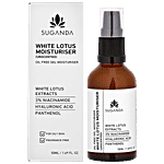 Suganda White Lotus Moisturiser - Unscented, Oil-free Gel, With Lotus Extarcts, For Oily Skin 50 ml 