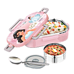 Asian Hot Meal Locker Kids Insulated Lunch Box - Pink 500 ml