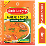 Mambalam Iyers Sambar Powder - Enhances Flavour 100 g Pouch