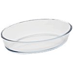 Signoraware Bake N Serve Oval Bakeware & Oven Safe Glass Dish - Clear 700 ml 