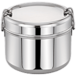 Pigeon Stainless Steel Lunch Carrier - Duplex, Big, 50257, Air-tight, Leak-proof, Durable 450 ml