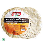 SWAD NANDINI FOODS Kadak Jowar Roti - High In Fibre, Gluten-Free, Good For Diabetes 10 pcs Pouch
