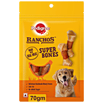Pedigree Ranchos Chicken & Milky Flavour Super Bones 70 g Pouch