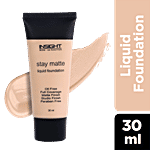 Insight Cosmetics Stay Matte Liquid Foundation - Oil-Free, Matte Finish, Paraben Free 30 ml Classic Ivory